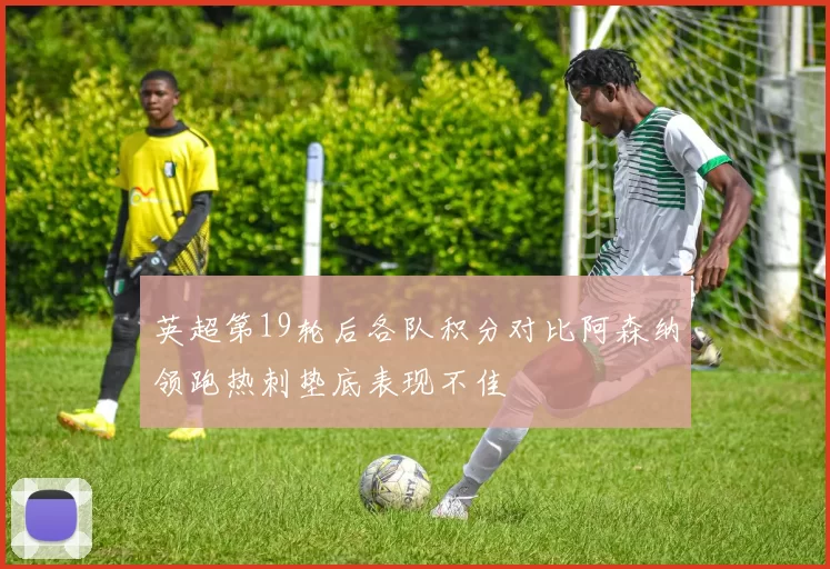 英超第19轮后各队积分对比阿森纳领跑热刺垫底表现不佳